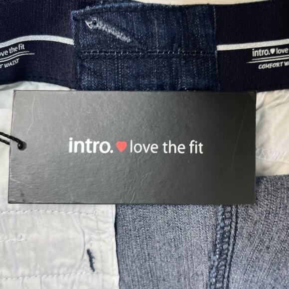 Intro Capri Pants Jeans Womens Size 24W Dark Wash Comfort Waist New - Picture 11 of 12